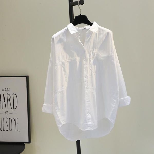 women's blouses & shirts 2021 spring autumn women elegant long sleeve white shirt office ladies work wear turn down collar loose and b
women's blouses & shirts 2021 spring autumn women elegant long sleeve white shirt office ladies work wear turn down collar loose and b