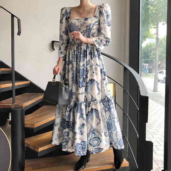korean chic flower square collar slimming loose knee-length long sleeve mid-calf dress spring fashion zt877 210510, Black;gray
korean chic flower square collar slimming loose knee-length long sleeve mid-calf dress spring fashion zt877 210510, Black;gray