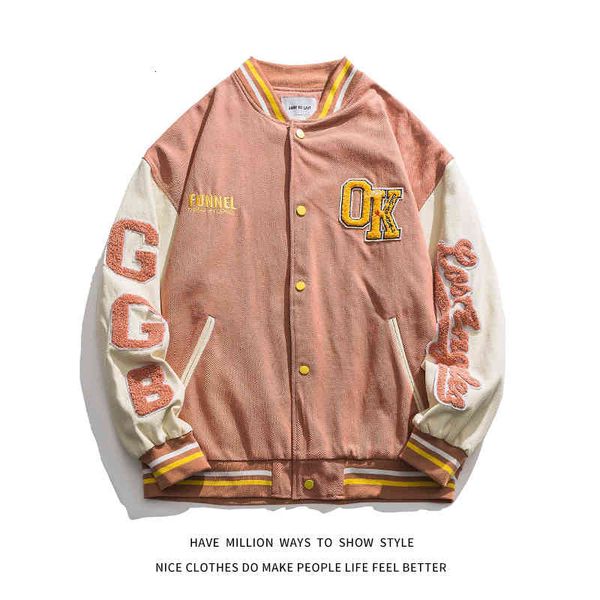 men's jackets and women's embroidered baseball jacket, loose coat, boyfriend style, jeans, neutral, spring autumn, 2021, Black;brown
men's jackets and women's embroidered baseball jacket, loose coat, boyfriend style, jeans, neutral, spring autumn, 2021, Black;brown
