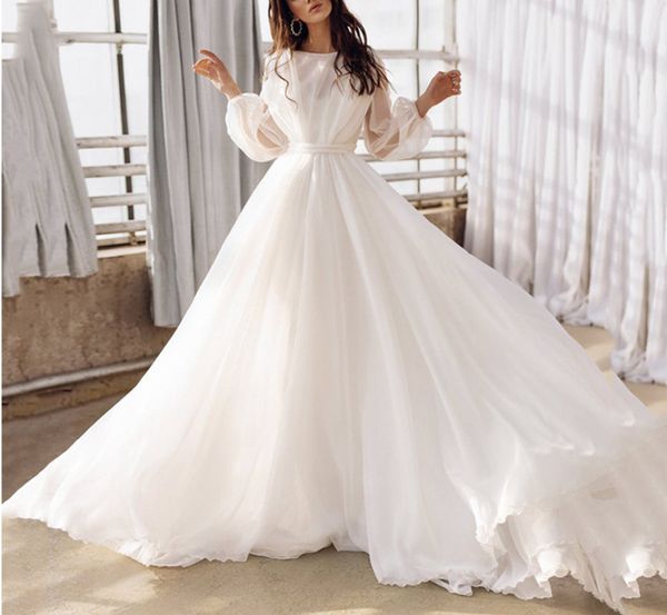 princess wedding dress 2020 a line puff sleeves bridal gowns open v back princess boho wedding gown plus size vestido de noiva, White
princess wedding dress 2020 a line puff sleeves bridal gowns open v back princess boho wedding gown plus size vestido de noiva, White