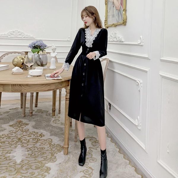 casual dresses lace patchwork vestidos de festa fashion business women'e clothing office lady midi dress v-neck vintage, Black;gray
casual dresses lace patchwork vestidos de festa fashion business women'e clothing office lady midi dress v-neck vintage, Black;gray