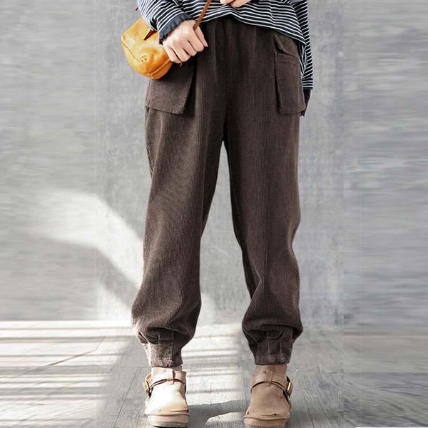 women's pants & capris zanzea women vintage corduroy casual harem trouser female straight 2021 autumn winter high waist trousers plus s, Black;white
women's pants & capris zanzea women vintage corduroy casual harem trouser female straight 2021 autumn winter high waist trousers plus s, Black;white