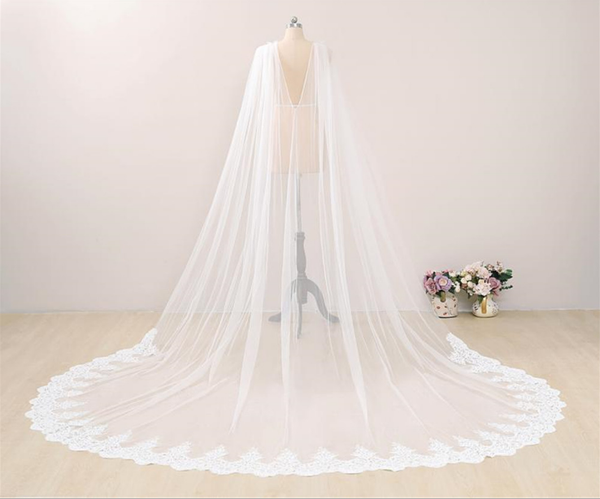 wraps & jackets gohypdug wedding coat lace shawl church floral edge mesh cape long tail bridal cloak shrug capes, White
wraps & jackets gohypdug wedding coat lace shawl church floral edge mesh cape long tail bridal cloak shrug capes, White