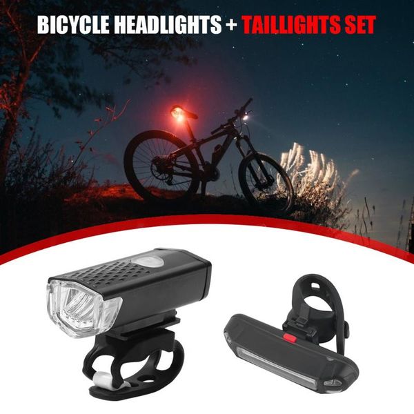bike lights usb rechargeable led light set 3 modes bicycle front headlight taillight back lamp
bike lights usb rechargeable led light set 3 modes bicycle front headlight taillight back lamp