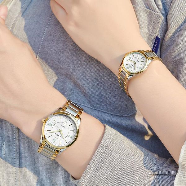 wristwatches casual ladies watches for women men round dial 316 stainless steel analog quartz wrist watch couple, Slivery;brown
wristwatches casual ladies watches for women men round dial 316 stainless steel analog quartz wrist watch couple, Slivery;brown
