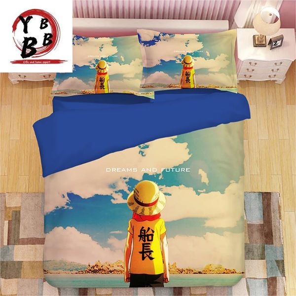 bedding sets 3d japanese anime one piece set twin  king size duvet cover clouds pillowcase child teen boys cartoon home textile 
bedding sets 3d japanese anime one piece set twin  king size duvet cover clouds pillowcase child teen boys cartoon home textile