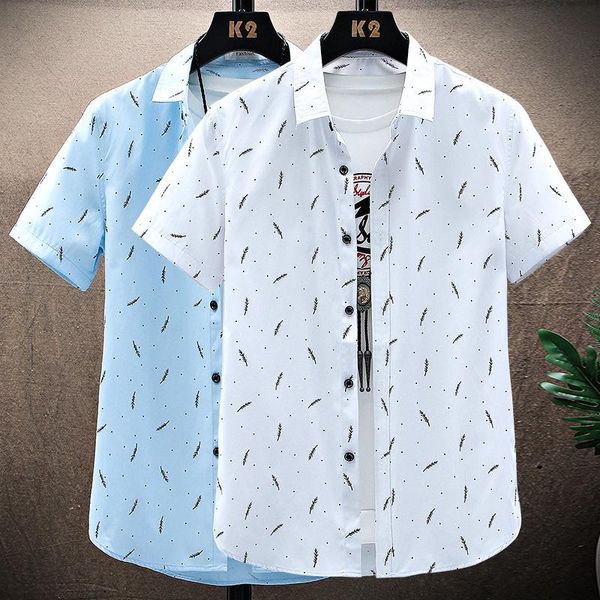 men's casual shirts short sleeve cotton simplicity all-match soft lapel floral shirt loose slim stripe cardigan, White;black
men's casual shirts short sleeve cotton simplicity all-match soft lapel floral shirt loose slim stripe cardigan, White;black