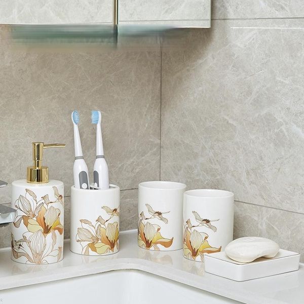 bath accessory set wash ceramic modern mouthwash cup 5 pieces nordic bathroom tray luxury salle de bain household item ef50wy
bath accessory set wash ceramic modern mouthwash cup 5 pieces nordic bathroom tray luxury salle de bain household item ef50wy
