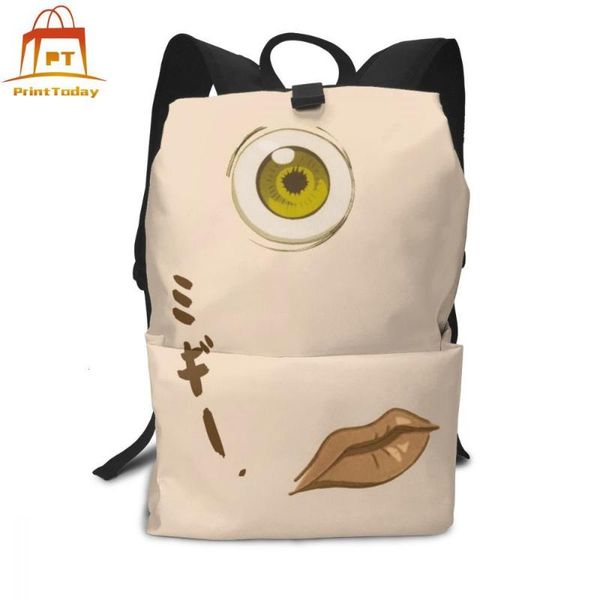 backpack migi inside me backpacks trendy men's - women's bag multifunctional print school student bags