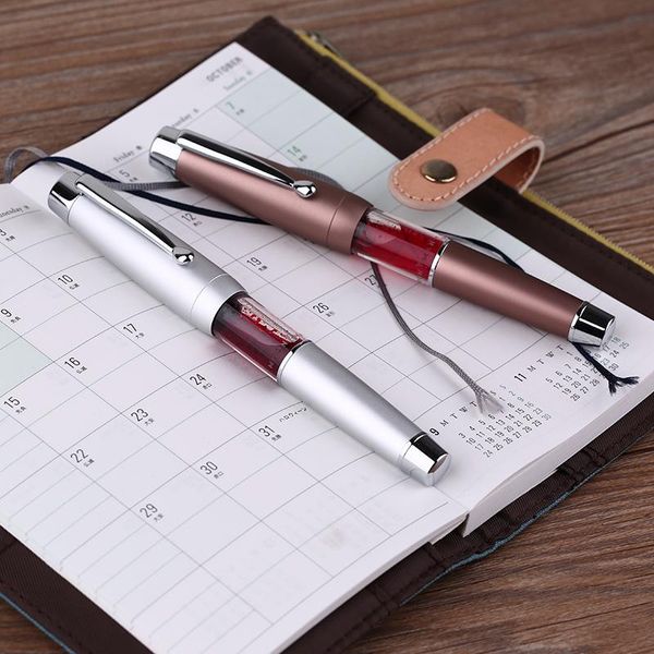 fountain pens majohn t2 elastic piston pen metal acrylic matte boby iridum fize nib 0.5 large-capacity business office gift ink
fountain pens majohn t2 elastic piston pen metal acrylic matte boby iridum fize nib 0.5 large-capacity business office gift ink