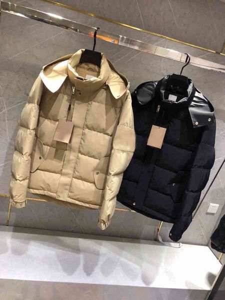 men's down & parkas new winter men and women british style thickened warm short hooded business leisure jacket agdh, Black
men's down & parkas new winter men and women british style thickened warm short hooded business leisure jacket agdh, Black