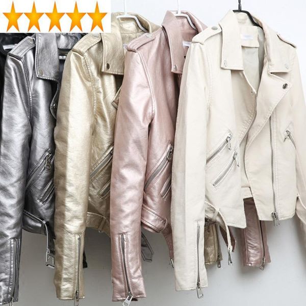 women's leather & faux korean autumn short pu coat motorcycle jacket women slim 178101 kj3034, Black
women's leather & faux korean autumn short pu coat motorcycle jacket women slim 178101 kj3034, Black
