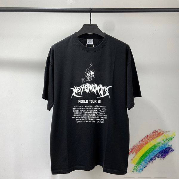 men's t-shirts world tour'21 black vetements male t-shirt sanskrit woman printing t-shirts oversize vtm 1:1 t, White;black
men's t-shirts world tour'21 black vetements male t-shirt sanskrit woman printing t-shirts oversize vtm 1:1 t, White;black