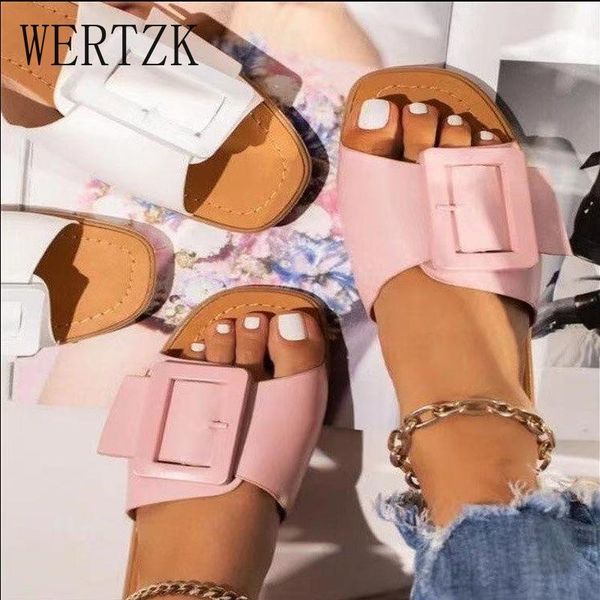 slippers 2021 women's shoes fashion solid color pu thin belt open toe one-word buckle flat heel comfortable casual sandals, Black
slippers 2021 women's shoes fashion solid color pu thin belt open toe one-word buckle flat heel comfortable casual sandals, Black