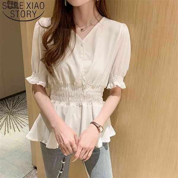 korean style all-match short-sleeve blouse women blusas mujer de moda slim chiffon shirt summer clothes 8971 50 210506, White
korean style all-match short-sleeve blouse women blusas mujer de moda slim chiffon shirt summer clothes 8971 50 210506, White