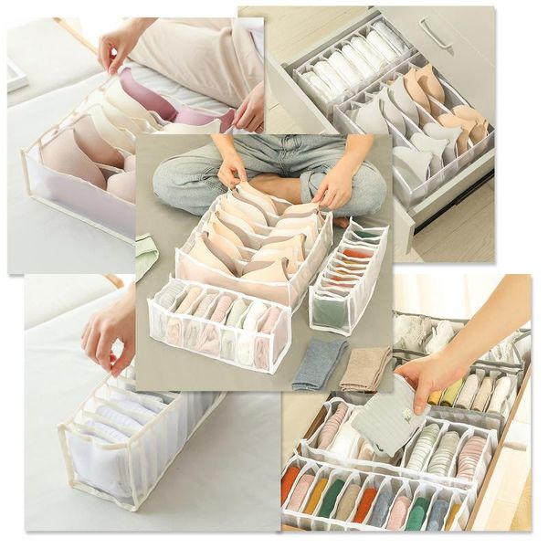 storage drawers 3pcs underwear box dormitory closet organizer for socks home separated 7 grids bra drawer foldable laundry bag
storage drawers 3pcs underwear box dormitory closet organizer for socks home separated 7 grids bra drawer foldable laundry bag