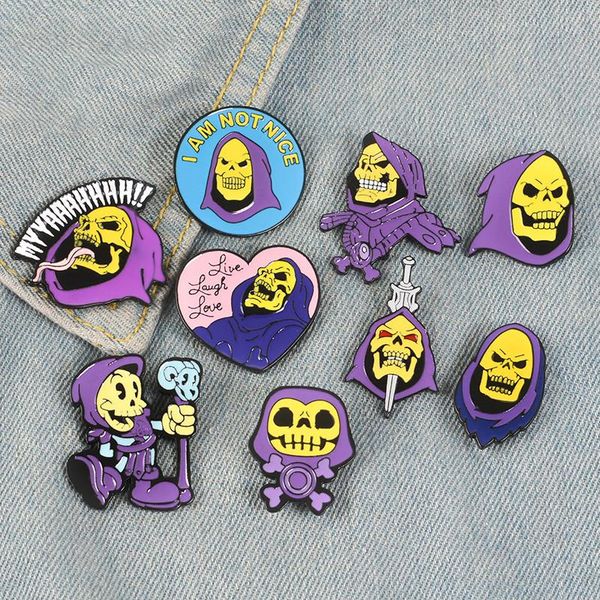 pins, brooches 11style skeletor purple hood enamel pin masters of the universe badge brooch bag clothes lapel classic cartoon jewelry wholes, Gray
pins, brooches 11style skeletor purple hood enamel pin masters of the universe badge brooch bag clothes lapel classic cartoon jewelry wholes, Gray