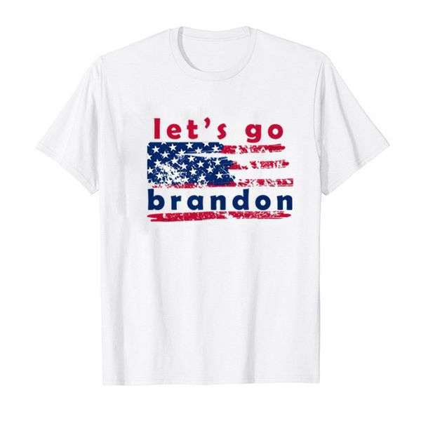lets go brandon american flag printing pattern round neck men's and women's short-sleeved t-shirts are comfortable and loose, White;black
lets go brandon american flag printing pattern round neck men's and women's short-sleeved t-shirts are comfortable and loose, White;black