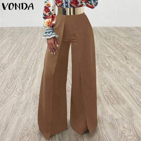 women's pants & capris women wide leg vonda 2021 casual high waist trousers pleated palazzo zipper solid pantalon oversized femme, Black;white
women's pants & capris women wide leg vonda 2021 casual high waist trousers pleated palazzo zipper solid pantalon oversized femme, Black;white