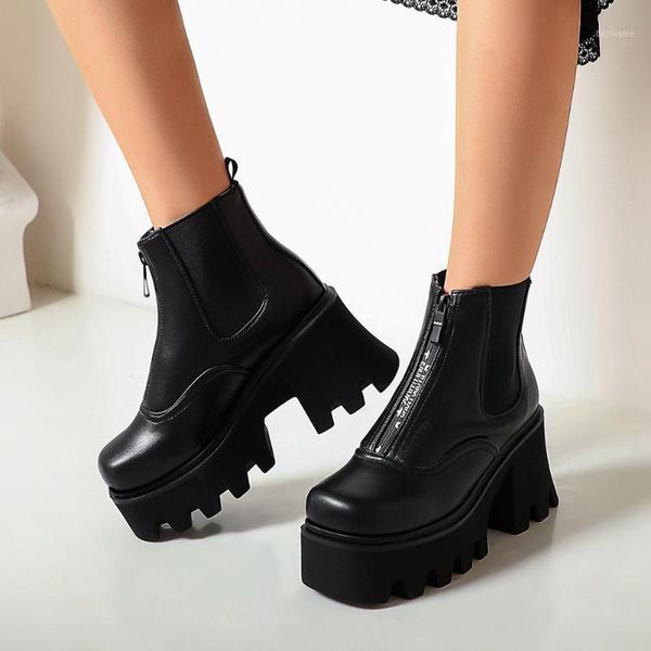 boots brand large sizes 43 square high heels winter woman shoes cool street platform cosplay ankle1, Black
boots brand large sizes 43 square high heels winter woman shoes cool street platform cosplay ankle1, Black