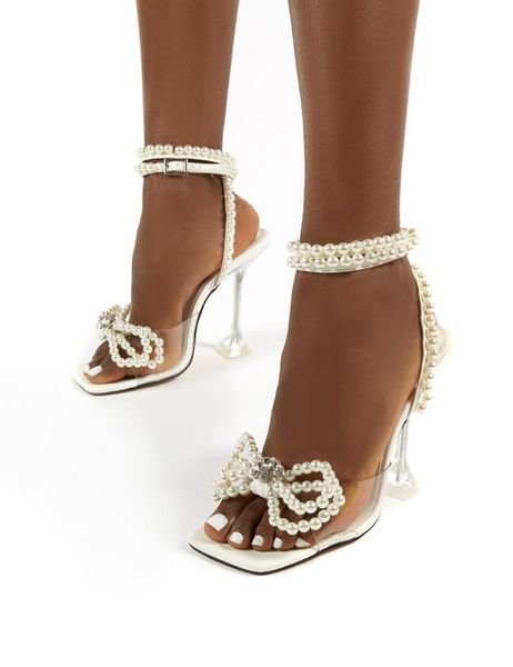 women sandals 2021 summer perspex crystal high heels party wedding shoes square toe pearls string bowknot pumps 35-42, Black
women sandals 2021 summer perspex crystal high heels party wedding shoes square toe pearls string bowknot pumps 35-42, Black