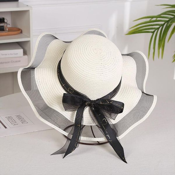 Foldable Big Brim Floppy Girls Straw Hat Sun With Bowknot Elegant Protection Shading Fashion Beach Caps For Women, Blue;gray
Foldable Big Brim Floppy Girls Straw Hat Sun With Bowknot Elegant Protection Shading Fashion Beach Caps For Women, Blue;gray