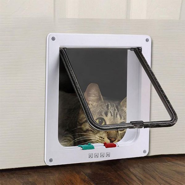 cat carriers,crates & houses pet flap door with 4 way lock security waterproof screen window for puppy cats anti escape safety gate supplies
cat carriers,crates & houses pet flap door with 4 way lock security waterproof screen window for puppy cats anti escape safety gate supplies