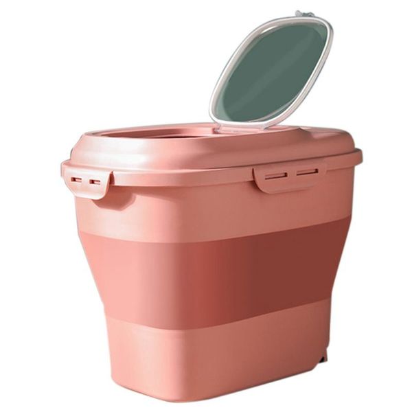 dog apparel foldable food storage bucket large capacity cat pet sealed moistureproof supplies
dog apparel foldable food storage bucket large capacity cat pet sealed moistureproof supplies