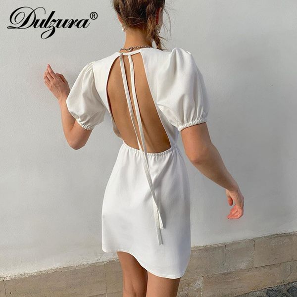 lace up bandage hollow out women white mini dress backless short puff sleeve elegant party 2021 autumn winter sundress, Black;white
lace up bandage hollow out women white mini dress backless short puff sleeve elegant party 2021 autumn winter sundress, Black;white