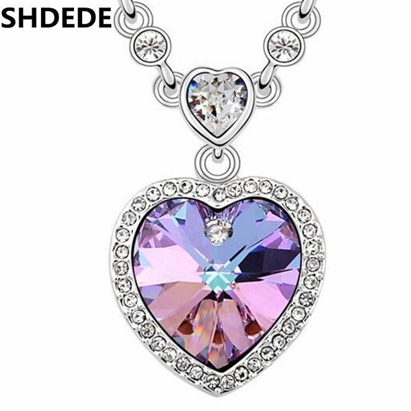 pendant necklaces shdede heart pendants crystal from elements vintage fashion jewelry for women -10800, Silver
pendant necklaces shdede heart pendants crystal from elements vintage fashion jewelry for women -10800, Silver