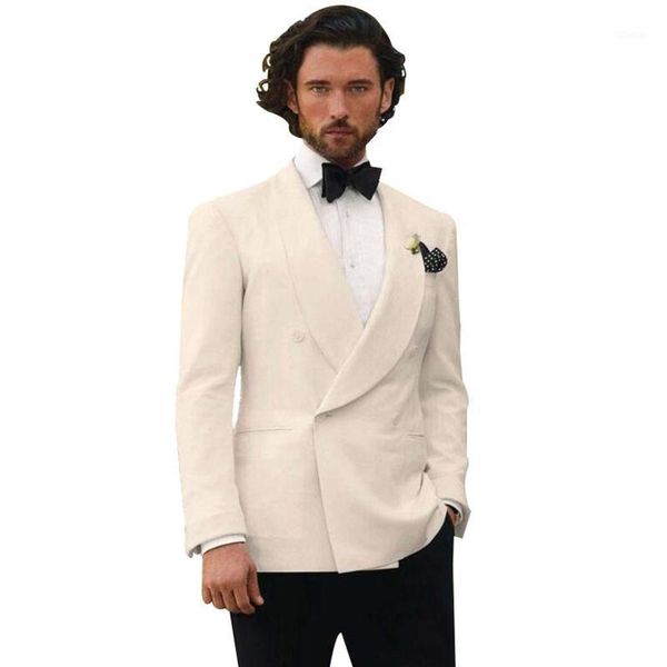 beige men's suit 2 pieces double-breasted notch lapel flat slim fit casual tuxedos for wedding(blazer+pants) suits & blazers, White;black
beige men's suit 2 pieces double-breasted notch lapel flat slim fit casual tuxedos for wedding(blazer+pants) suits & blazers, White;black