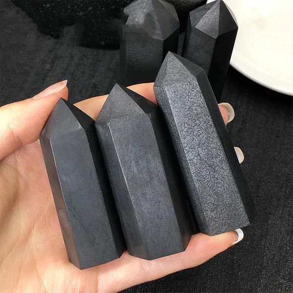 decorative objects & figurines 1pc natural russian shungite crystal energy mineral ornaments
decorative objects & figurines 1pc natural russian shungite crystal energy mineral ornaments