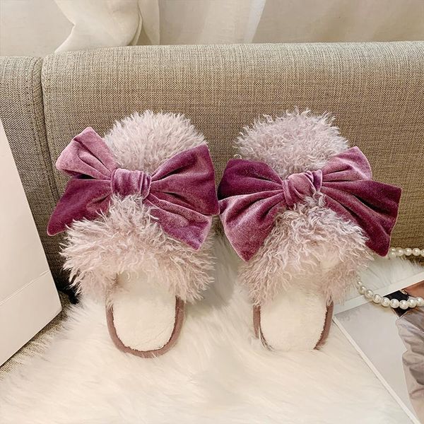 slippers 2021 winter fur bow home cotton women shoes plush shallow designer warm casual slides fashion sweet cozy flip flops, Black
slippers 2021 winter fur bow home cotton women shoes plush shallow designer warm casual slides fashion sweet cozy flip flops, Black