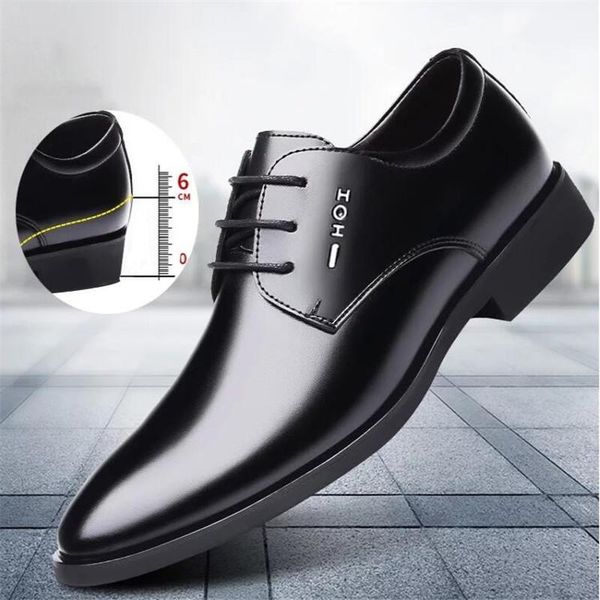 dress shoes hidden heels 6cm man leather genuine mens oxford men formal shoe black business official flats
dress shoes hidden heels 6cm man leather genuine mens oxford men formal shoe black business official flats