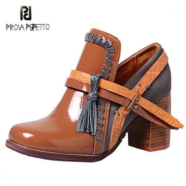 boots retro belt buckle fringed female british leather thick heel sheep patent color matching single1, Black
boots retro belt buckle fringed female british leather thick heel sheep patent color matching single1, Black
