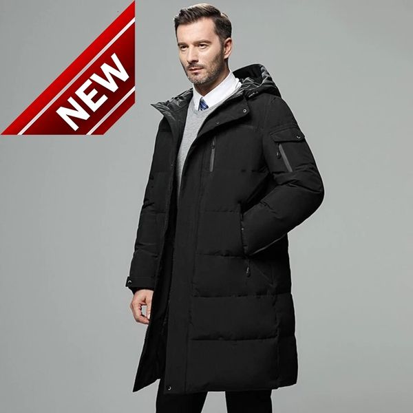 plus size waterproof thick winter men long white duck down jacket brand clothing hooded warm coat male parka, Black
plus size waterproof thick winter men long white duck down jacket brand clothing hooded warm coat male parka, Black