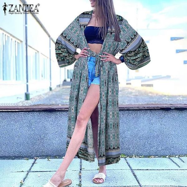 women's blouses & shirts bohemian beach floral print kiminos fashion summer open front outwears casual loose vintage womens card, White
women's blouses & shirts bohemian beach floral print kiminos fashion summer open front outwears casual loose vintage womens card, White