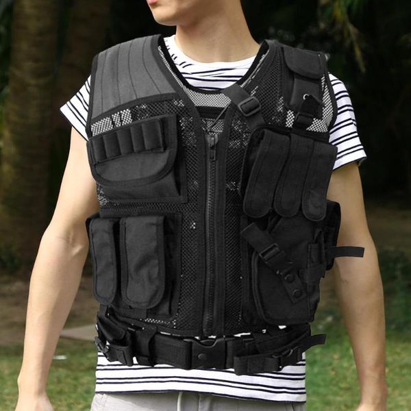 hunting jackets tactical vest military combat vests mens army waistcoat adjustable outdoor cs training, Camo;black
hunting jackets tactical vest military combat vests mens army waistcoat adjustable outdoor cs training, Camo;black