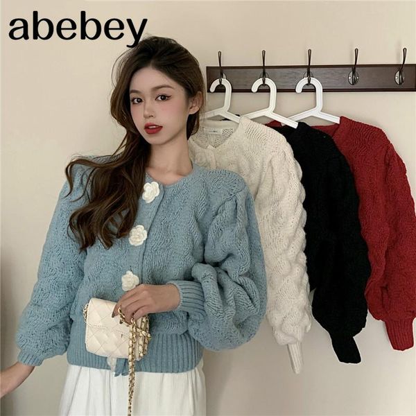 women's knits & tees cropped knitwear cardigan 2021 fashion sweater all-match sweet sueter coat chic single-breasted knitted pull femme, White
women's knits & tees cropped knitwear cardigan 2021 fashion sweater all-match sweet sueter coat chic single-breasted knitted pull femme, White