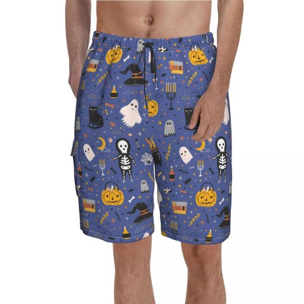 men's shorts halloween pumpkin skeleton horror board funny men beach swimming trunks polyester swim, White;black
men's shorts halloween pumpkin skeleton horror board funny men beach swimming trunks polyester swim, White;black