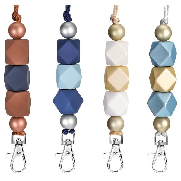 keychains 4 pcs badge lanyard separated id key teacher suitable for teachers, nurses, staff, students, Silver
keychains 4 pcs badge lanyard separated id key teacher suitable for teachers, nurses, staff, students, Silver