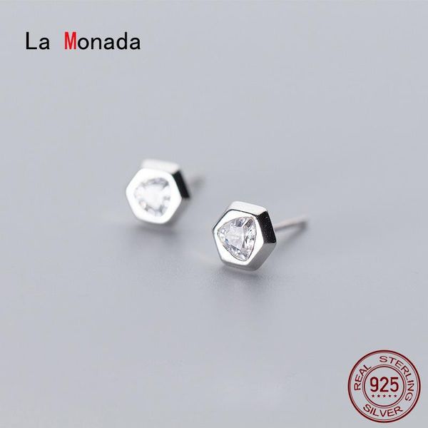 la monada stud earrings for women silver 925 minimalist geometry triangle fine jewelry, Golden;silver
la monada stud earrings for women silver 925 minimalist geometry triangle fine jewelry, Golden;silver