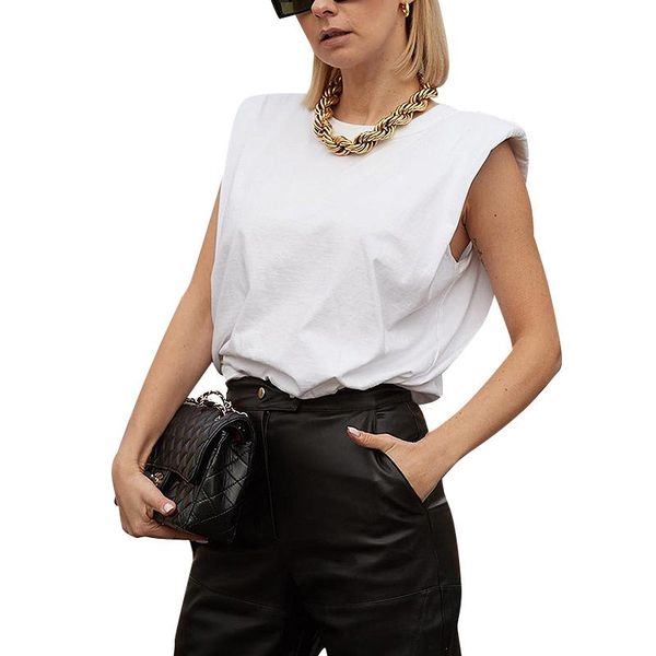 women's tanks & camis olome casual white tank o neck sleeveless loose ruched streetwear vest for female fashion clothing 2021 summer
women's tanks & camis olome casual white tank o neck sleeveless loose ruched streetwear vest for female fashion clothing 2021 summer