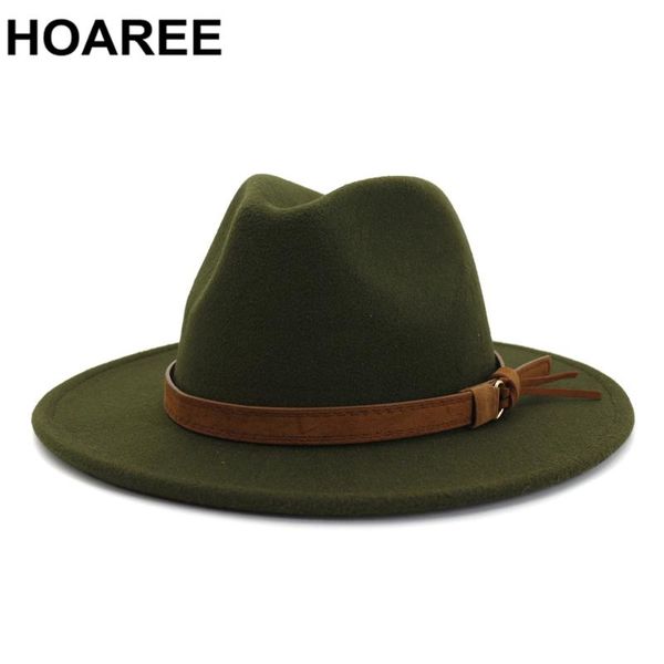 wide brim hats hoaree army green fedoras for women british style vintage sombrero jazz felt hat autumn winter womens, Blue;gray
wide brim hats hoaree army green fedoras for women british style vintage sombrero jazz felt hat autumn winter womens, Blue;gray