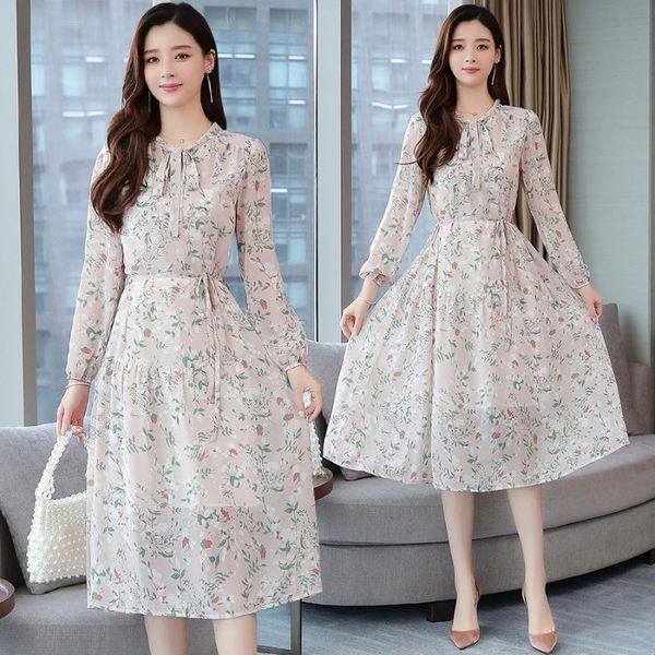 casual dresses autumn style retro loose and thin fairy long skirt long-sleeved small floral gentle lace chiffon dress, Black;gray
casual dresses autumn style retro loose and thin fairy long skirt long-sleeved small floral gentle lace chiffon dress, Black;gray