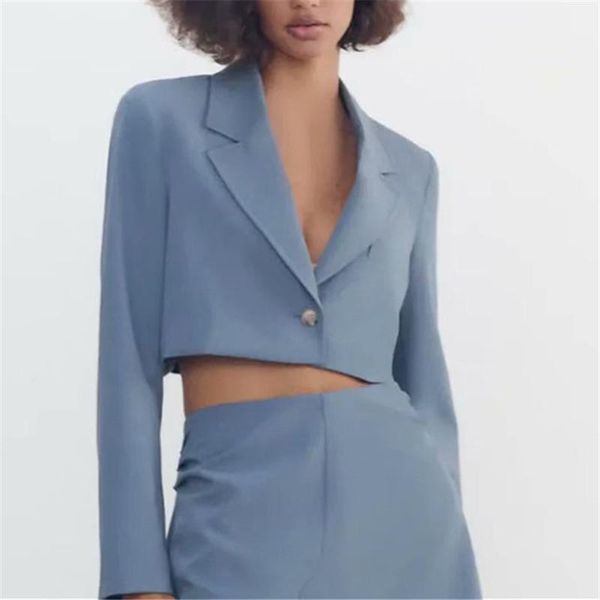 european and american style 2021 women's clothing hong kong fashion high waist slim short suit jacket suits & blazers, White;black
european and american style 2021 women's clothing hong kong fashion high waist slim short suit jacket suits & blazers, White;black