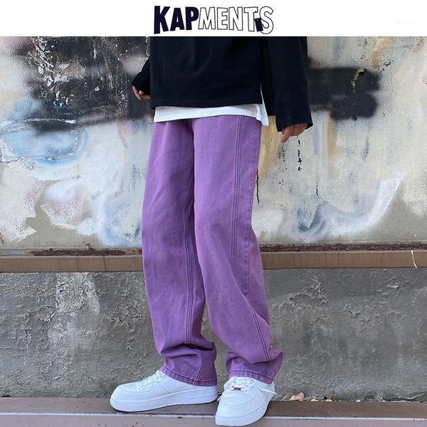 men's jeans kapments men harajuku wide leg pants 2021 mens japanese streetwear designer purple denim male vintage kpop 5xl, Blue
men's jeans kapments men harajuku wide leg pants 2021 mens japanese streetwear designer purple denim male vintage kpop 5xl, Blue