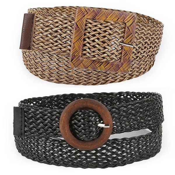 1pcs decorative wide belt fake straw knitted elastic waistband hollow woven round square buckle women braid belts, Black;brown
1pcs decorative wide belt fake straw knitted elastic waistband hollow woven round square buckle women braid belts, Black;brown