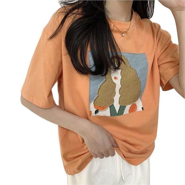 arrival summer women tees stylish printed t-shirt fashion brand casual smooth round neck short sleeve loose female women's, White
arrival summer women tees stylish printed t-shirt fashion brand casual smooth round neck short sleeve loose female women's, White