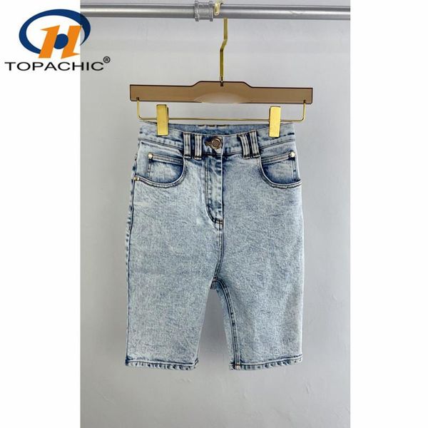3.13 2021 spring summer women fashion casual high waist washed knee length denim pants women's jeans, Blue
3.13 2021 spring summer women fashion casual high waist washed knee length denim pants women's jeans, Blue